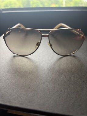 Christian Dior Aviator Sunglasses - Brown Gradient Lenses